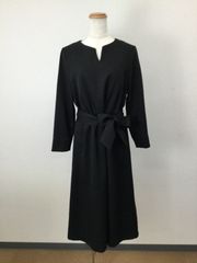 ESPRITMUR ワンピース 11号 黒 ベルト付 入学式 セレモニー