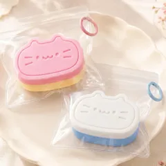 ソルトキャット・ピーチキャット スクイーズ 肉球・猫・ドーナツモチーフ 水感触 もちもち ぷにぷに キーホルダー仕様