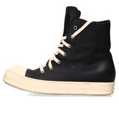 リックオウエンス  RAMONES ラモーンズレザーハイカットスニーカー メンズ 43