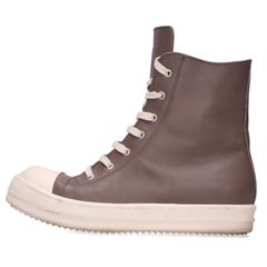 リックオウエンス  RAMONES ラモーンズレザーハイカットスニーカー メンズ 43