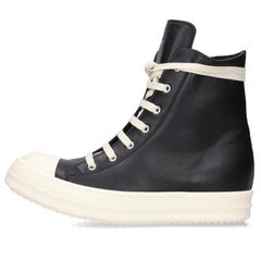 リックオウエンス  RAMONES ラモーンズレザーハイカットスニーカー メンズ 41
