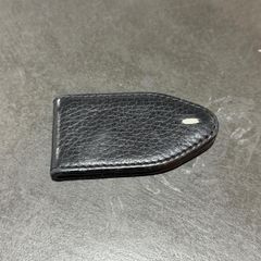 Maison Margiela レザーマネークリップ  マネークリップ メゾンマルジェラ ブラック F （25253M）