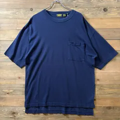 【クーポン配布中】1990s OshKosh "NAVY" Pocket T-Shirt M / 1990s オシュコシュ おしゅこしゅ ネイビー 紺 ポケットTシャツ ポケT