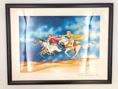 天は赤い河のほとり ユーリ&カイル 篠原千絵 直筆サイン入り 複製原画