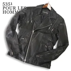 2026年最新】5351 POUR LES HOMMES メンズ シングルライダースの人気