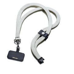 【新品】 [リバティロープス] KAKU カクシリーズ スマホショルダー ストラップ LR-KAKU(00003：HAKUDO SILVER -SOLID-) 0