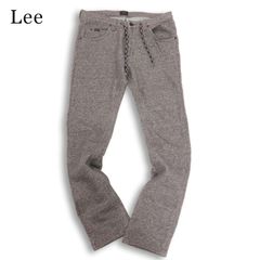 Lee リー × ナノユニバース別注★ 秋冬 LB0216 裏起毛 スリム ストレッチ イージー スウェット パンツ Sz.M メンズ 灰