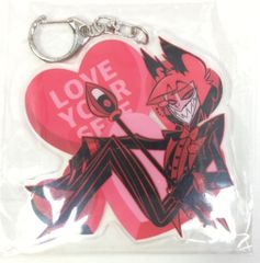 アニメイトカフェ アラスター ハート アクリルキーホルダー - メルカリ