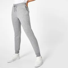 ジャック ウィルス レディース ボトムス カジュアルパンツ ジョガーパンツ ロゴ Jack Wills Astbury Pheasant Logo Joggers Grey Marl グレー