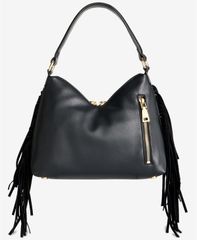 アイエヌシー インターナショナル コンセプト レディース バッグ フリンジ INC International Concepts Tayviss Fringe Shoulder Bag Black ブ