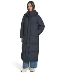 リーバイス レディース アウター パーカー・スウェット キルティング ジャケット Levis Womens Regular Extra Long Quilted Parka Jacket Navy ネ