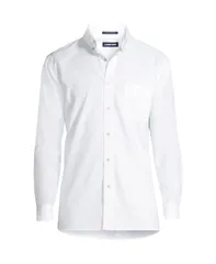 ランズエンド メンズ トップス シャツ オックスフォード Lands End Mens Traditional Fit Solid No Iron Supima Oxford Dress Shirt