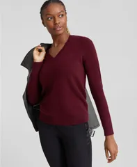 チャータークラブ レディース アウター ニット・セーター Vネック セーター 長袖 Charter Club 100 Cashmere Womens VNeck LongSleeve Sweater