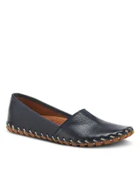 スプリングステップ レディース シューズ パンプス レザー Spring Step Kathaleta Leather SlipOn Comfort Flats with VElastic Notch