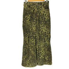 ユーズドフルギ USED古着 AAKAM アーカイム Leopard Pattern Cotton Pants レオパード パターン コットン パンツ レディース JPN：1
