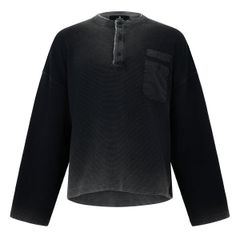 リプレゼント メンズ アウター パーカー・スウェット Represent Rep Henley Sweat Sn64 Vintage Black ブラック