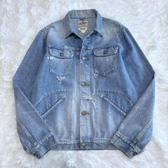 ラングラー × RHC デニムジャケット 24MJ ロンハーマン ダメージ加工