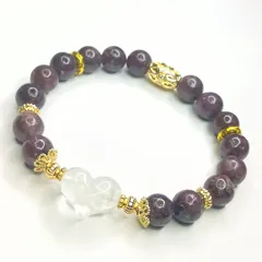 パープルマイカブレスレット