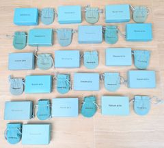 ④ティファニー 空箱・保存袋 23個 まとめ売り 純正 正規品 巾着袋