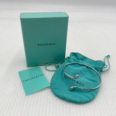 【中古品】 TIFFANY&CO. ティファニー TEARDROP BANGLE ティアドロップ バングル アクセサリー 【182-260910-yo-08-teih】
