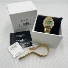 【中古品】 TIMEX タイメックス × MM6 MAISON MARGIELA エムエムシックス メゾン マルジェラ 別注コラボ T80 GIFT SET TW2Y50000-D7 T80 デジタル 腕時計 【197-260910-yo-09-teih】