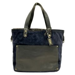 GINZA Kanematsu(ギンザカネマツ) トートバッグ - ダークネイビー レザー