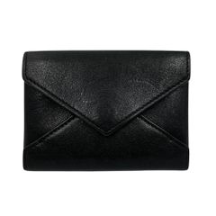SAINT LAURENT サンローラン レターウォレット　黒 ミニ財布