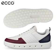 エコー STREET 720 スパイクレス ゴルフシューズ 111704 DARK RUBY×WHITE×MARINE(61584)