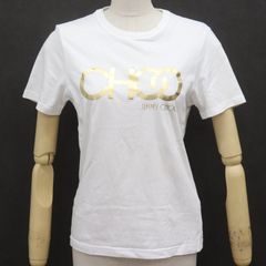 IT0M83TX34TI 国内正規 JIMMY CHOO 지미추 Tシャツ サイズXXS レディース 半袖 トップス ホワイト ゴールド