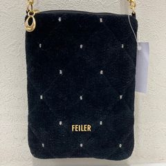 新品】完売品 FEILER ユニ チェーンポシェット ショルダーバック 黒