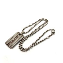 ティファニー TIFFANY アトラスプレート ボールチェーン ネックレス