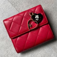 CHANEL シャネル カメリア ココマーク 長財布 レザー ピンク ゴールド