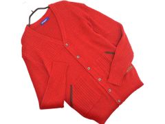 Golden Bear ゴールデンベア ウール混 カーディガン sizeM/赤 ◇■ メンズ