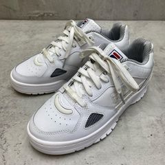 ▽ FILA フィラ TERATACH 600 ローカット スニーカー バスケットボール レザー カジュアル ストリート ダンス 24.5cm 白 ■■ レディース