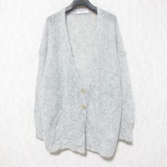 23AW ETRE TOKYO エトレトウキョウ モヘア混カーディガン 1223404048 サイズF グレー レディース カーディガン ボレロ  春 夏 秋 冬 古着 中古 USED 美品
