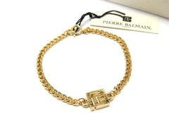 PIERRE BALMAIN ピエールバルマン ブレスレット アクセサリー レディース メンズ ゴールド系 ジュエリー 普段使い 中古 DP9748