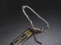 ■美品■ PIERRE BALMAIN ピエールバルマン チェーン ブレスレット アクセサリー メンズ レディース シルバー系 ジュエリー 普段使い 中古 DP7244