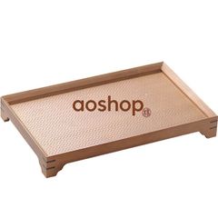 茶托盤 竹製 長方形 功夫茶具用 茶台 茶海 小型 茶奉茶 敬茶用 トレイ 