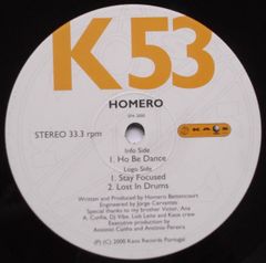 12インチ Homero Bettencourt Ho Be Dance K53 Kaos Records