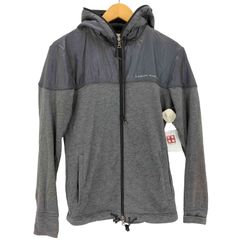 バーバリーブラックレーベル BURBERRY BLACK LABEL 異素材切替 ロゴプリント ダブルジップ フルジップ パーカー メンズ  2