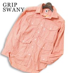【新品 未使用】 GRIP SWANY グリップスワニー 通年 【GSS-18】 長袖 チェック キャンプ シャツ Sz.S メンズ