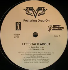 12インチ Eve, Drag-On Lets Talk About INT8P6727 Interscope Records