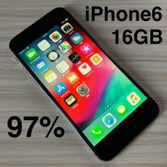 docomo 本体 iPhone 6 16 GB グレイ 014H 電池新品 - メルカリ