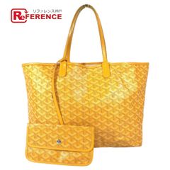 GOYARD ゴヤール トートバッグ サンルイPM サンルイ PM ポーチ付き 肩掛け PVC/レザー イエロー
