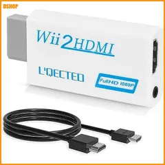 送料無料★L'QECTED Wii To HDMI 変換アダプタ(1.5M HDMI接続ケーブルが付属します) Wii専 送料無料
