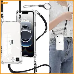 中古 送料無料★OJBSEN iPhone 17e/16e 用 ケース アイフォン17e/16e ケース【ストラップ2枚付き】 即納