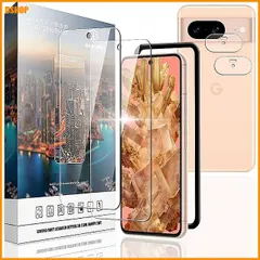 送料無料★Nutmeg【2+2枚セット】対応 Google Pixel 8 用 ガラスフィルム + グーグルピクセル 8 セール