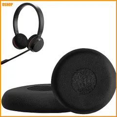 送料無料★kwmobile 2x ヘッドホンカバー Jabra Evolve 20 / 20se / 30 / 30II アウトレット