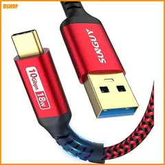 送料無料★SUNGUY USB3.1 Gen2 USB Type C ケーブル 1.5M USB-A & USB-C 1｜在庫あり