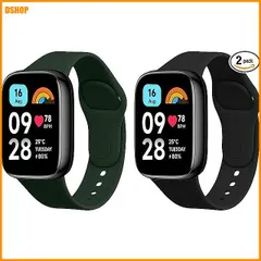送料無料★[kwmobile] 2x 交換バンド Xiaomi Redmi Watch 3 Active対応 ベルト -｜在庫あり